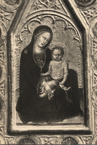 Anonimo — Francesco di Vannuccio - sec. XIV - Madonna dell'Umiltà — particolare